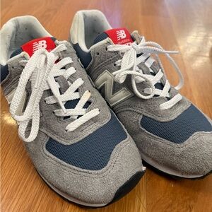 New Balance Navy and Gray Athletic Shoes